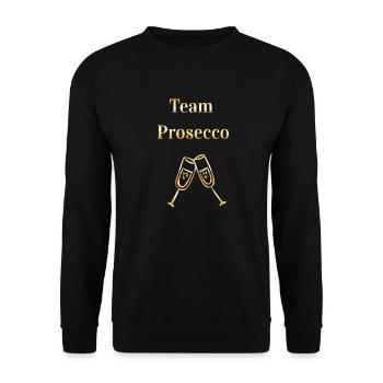 JGA Prosecco - Sweat-shirt Unisexe - noir - Devant - Alina (178cm) & Michal (187cm)
