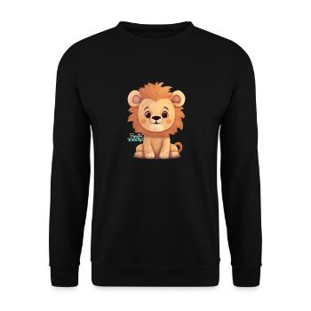 Save the wildlife !! - Unisex Pullover - Schwarz - Vorne - Alina (178cm) & Michal (187cm)