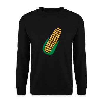 Corn - Unisex Sweatshirt - black - Front - Alina (178cm) & Michal (187cm)