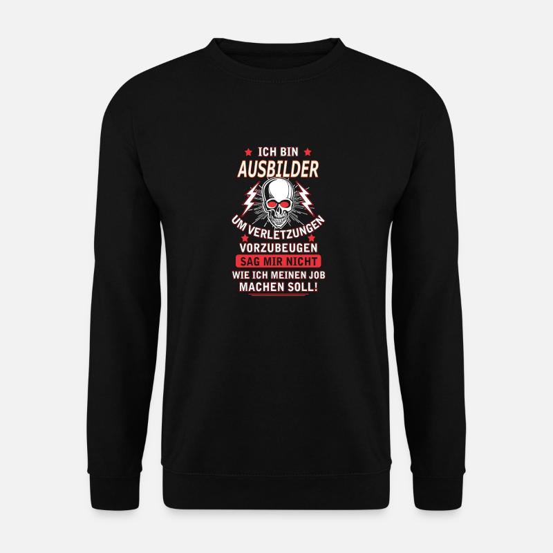 AUSBILDER - Unisex Pullover - Schwarz