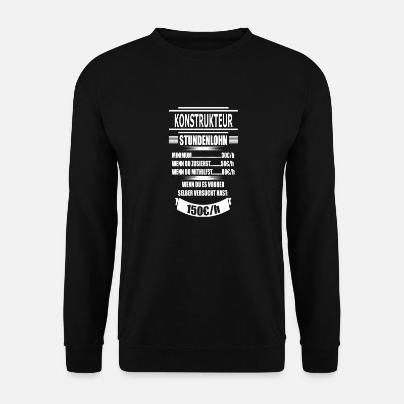 KONSTRUKTEUR - Unisex Pullover - Schwarz