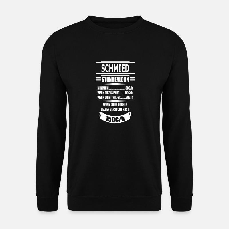 SCHMIED - Unisex Pullover - Schwarz