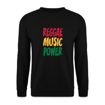 rasta Musikleistung - Unisex Pullover - Schwarz - Vorne - Alina (178cm) & Michal (187cm)