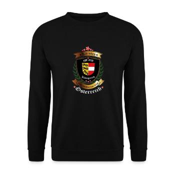 Kärnten - Unisex Pullover - Schwarz - Vorne - Alina (178cm) & Michal (187cm)