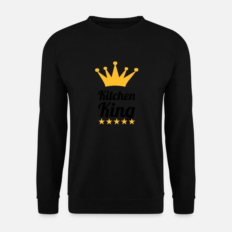 Kitchen King - Sweat-shirt Unisexe - noir