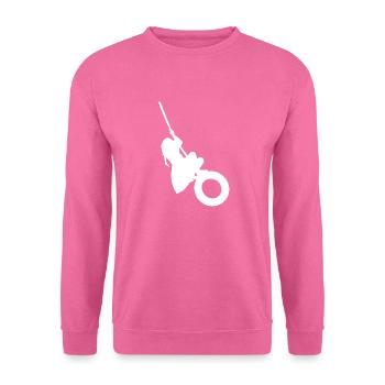 Reifenschaukel Schaukeln Mädchen Spielplatz - Unisex Pullover - Pink - Vorne