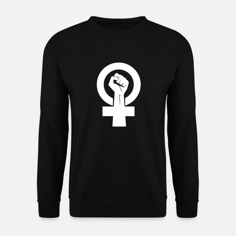 Feminismus Frau Feminist Geschenk - Unisex Pullover - Schwarz