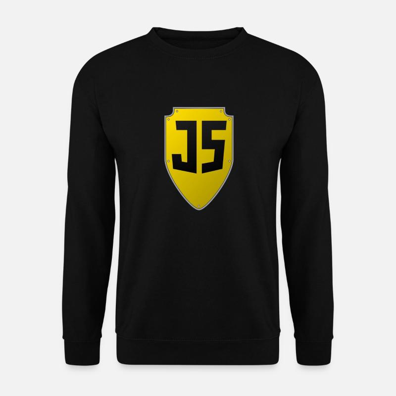 JavaScript-Schild - Unisex Pullover - Schwarz