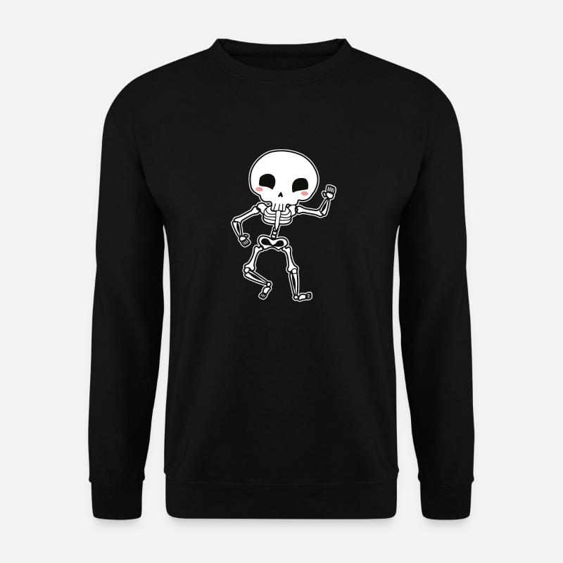 Skelett - Unisex Pullover - Schwarz
