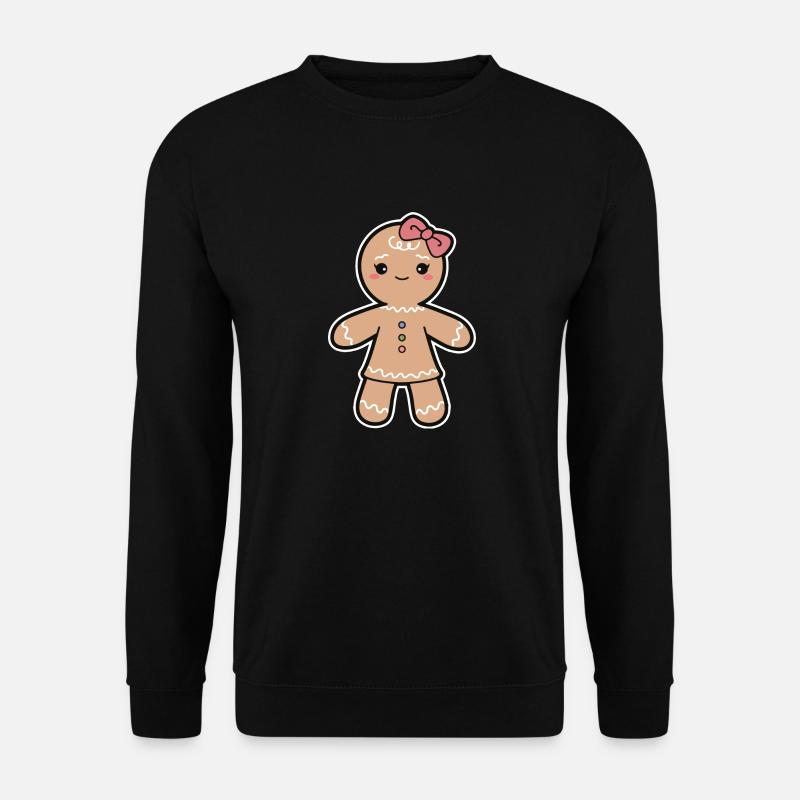 Lebkuchen Frau - Unisex Pullover - Schwarz