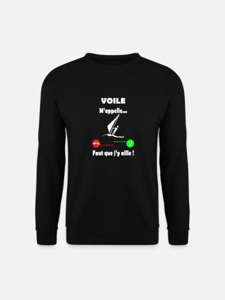 Voile - voile m'appelle - Sweat-shirt Unisexe - noir