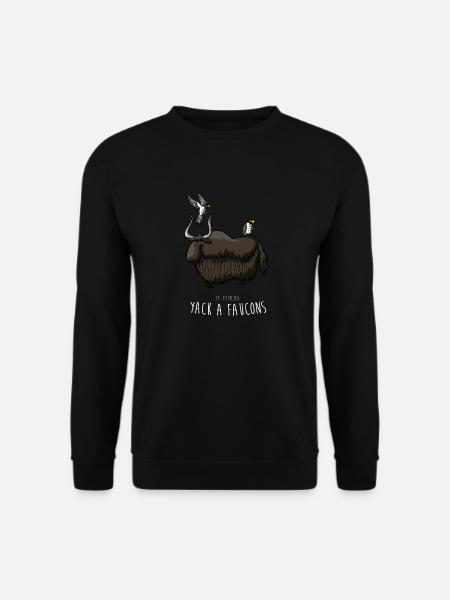 yack à faucons - Sweat-shirt Unisexe - noir