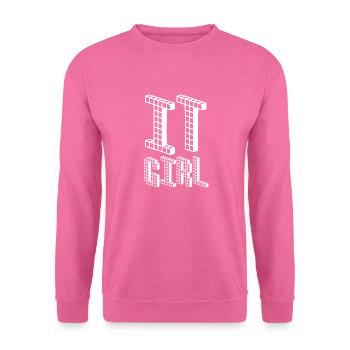 IT Girl | Nerd | Computer | Informatikerin - Unisex Pullover - Pink - Vorne