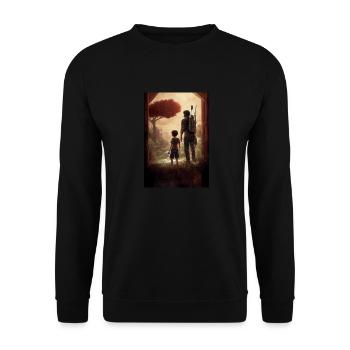 Gaming Ellie Joel Last Nathan Sarah - Unisex Sweatshirt - black - Front - Alina (178cm) & Michal (187cm)