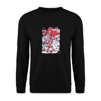 Japan! (2) - Unisex Sweatshirt - black - Front - Alina (178cm) & Michal (187cm)