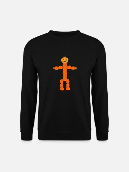 Bonhomme Citrouille - Sweat-shirt Unisexe - noir