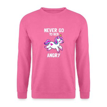 design de licorne mignon - Sweat-shirt Unisexe - rose - Devant