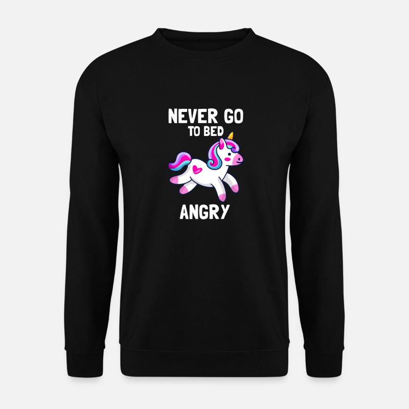 design de licorne mignon - Sweat-shirt Unisexe - noir