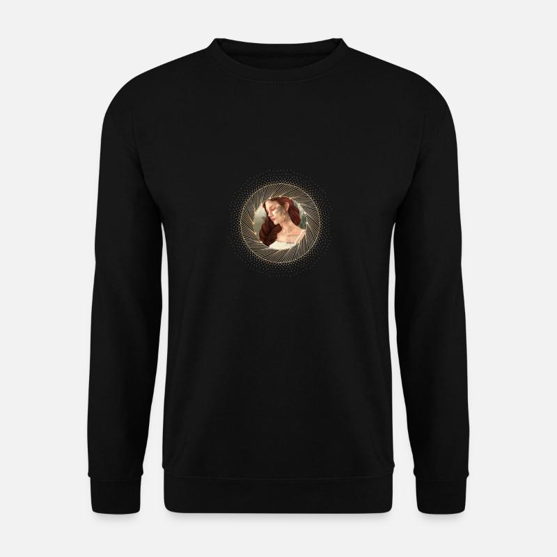 Frau im sonnenrahmen - Unisex Pullover - Schwarz