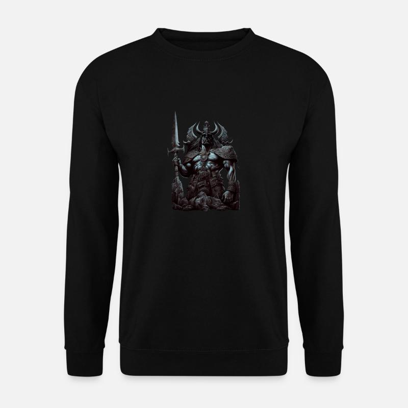 Großer Monolith Krieger - Unisex Pullover - Schwarz
