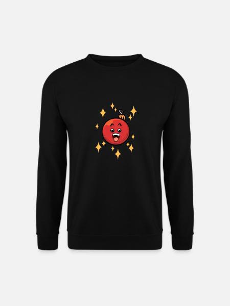 Funny Christmas bauble #3/9 - Unisex Sweatshirt - black