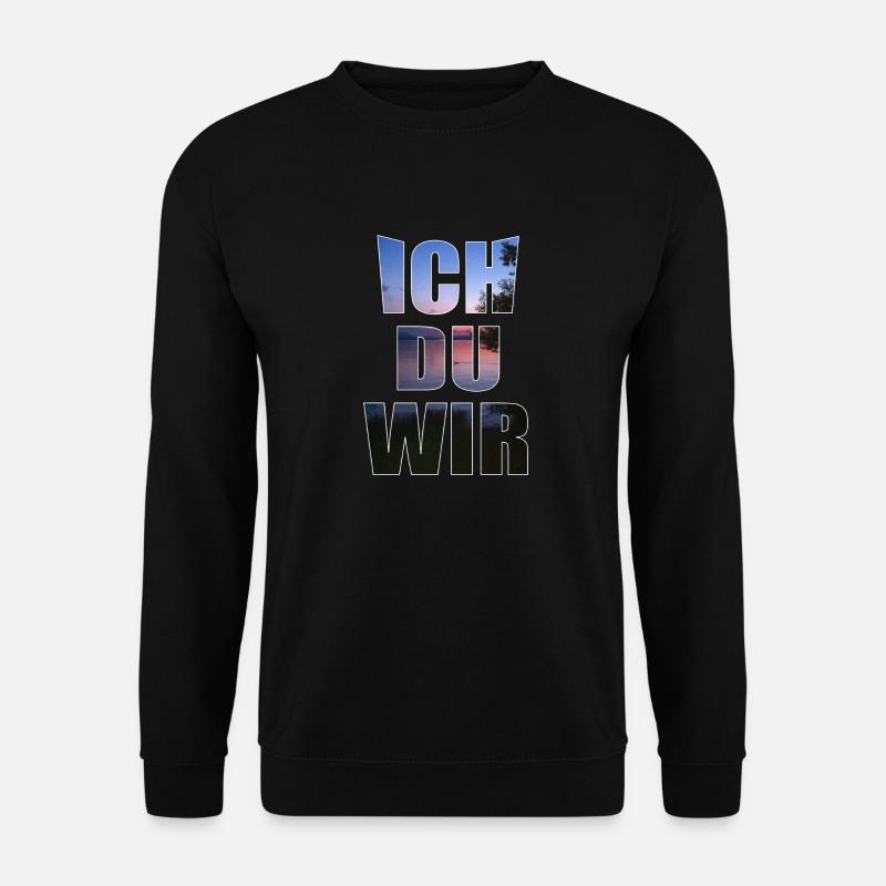 Ich du wir - Unisex Pullover - Schwarz