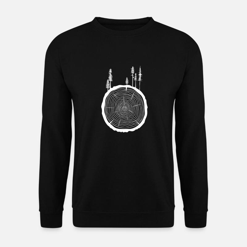 Baumstumpf - Unisex Pullover - Schwarz