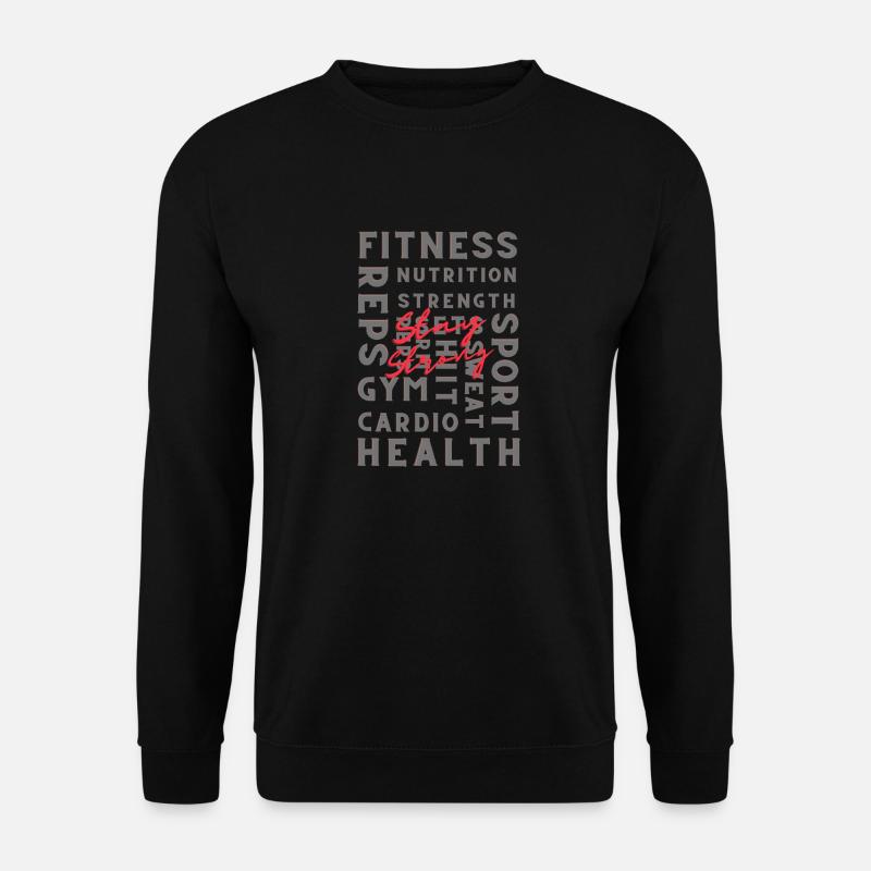 Bleib stark - Unisex Pullover - Schwarz