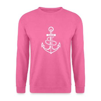 Bateau d’ancre Navire Nautique - Sweat-shirt Unisexe - rose - Devant