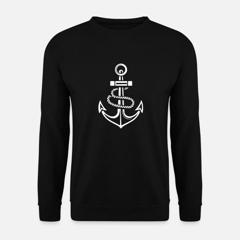 Anker Boot Schiff Nautik - Unisex Pullover - Schwarz