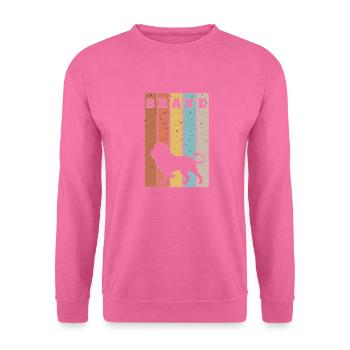 this is to remind you that you are a brave person - Unisex Sweatshirt - pink - Front