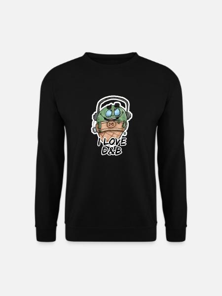 DRUM&BASS ICE CREAM - Unisex Pullover - Schwarz