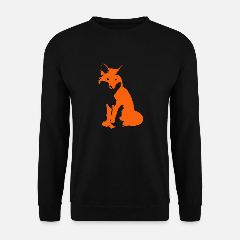Fox - Unisex Sweatshirt - black