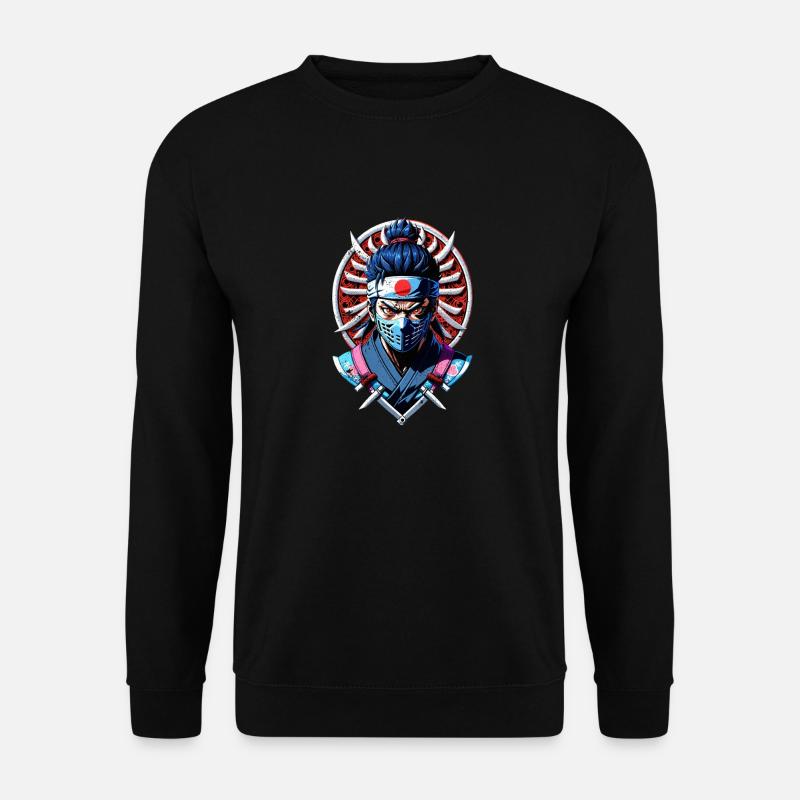 Samurai-Krieger - Japan - Unisex Pullover - Schwarz