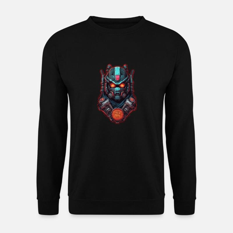 Samurai Warrior - Japan - Roboter - Unisex Pullover - Schwarz
