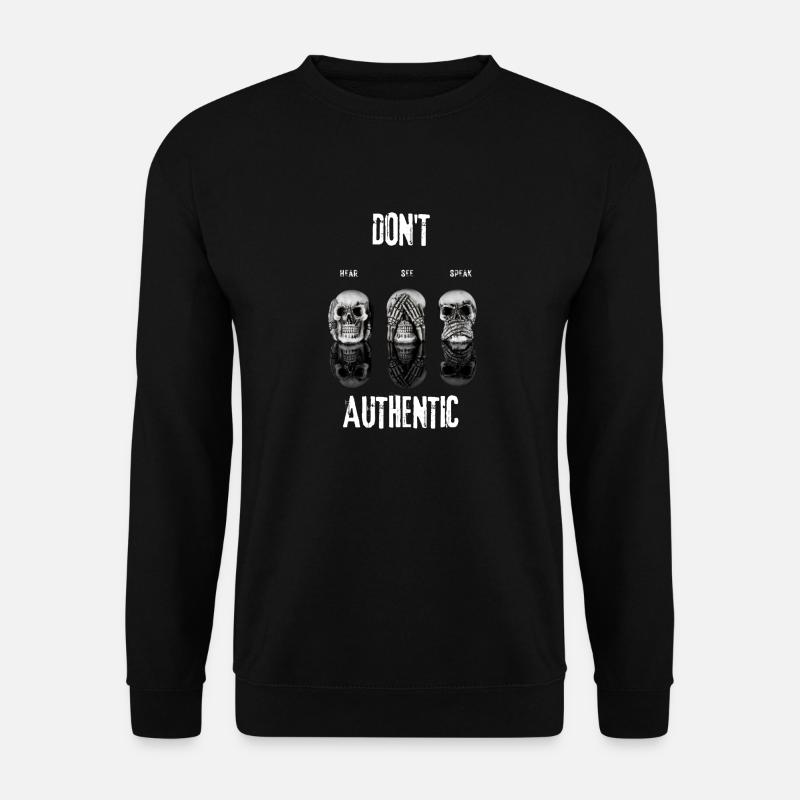 Schädel - Unisex Pullover - Schwarz