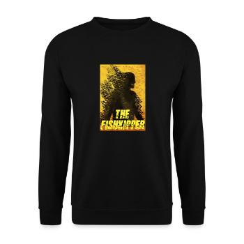 THE FISHKEEPER2 - Unisex Sweatshirt - black - Front - Alina (178cm) & Michal (187cm)