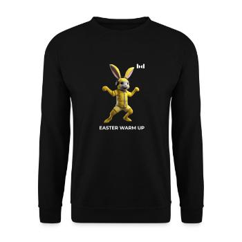Easter bunny by bdecent - Unisex Pullover - Schwarz - Vorne - Alina (178cm) & Michal (187cm)