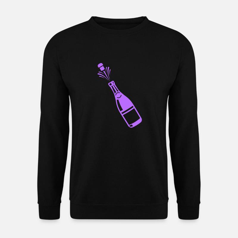 Champangner - Unisex Pullover - Schwarz