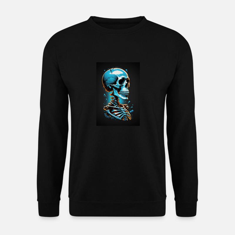 Glacial Skeleton - Unisex Sweatshirt - black