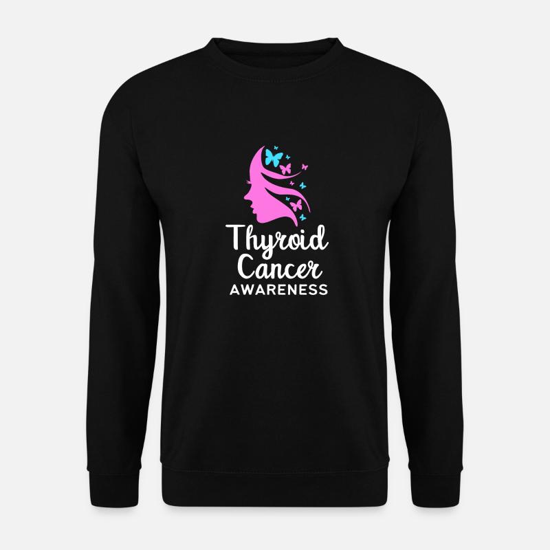 Thyroid cancer Thyroid cancer - Unisex Sweatshirt - black