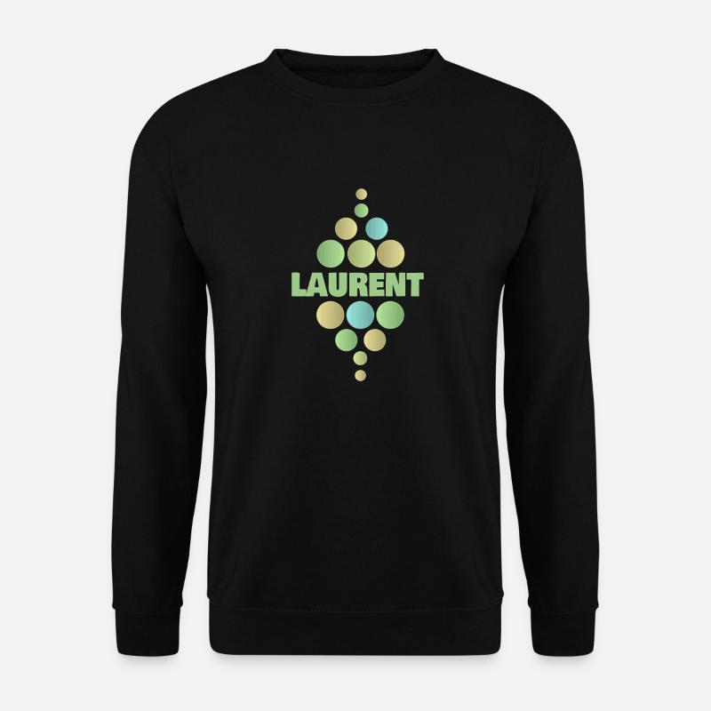 First name Laurent - Unisex Sweatshirt - black