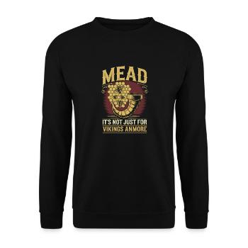 Mead – The cult drink rediscovered - Unisex Sweatshirt - black - Front - Alina (178cm) & Michal (187cm)