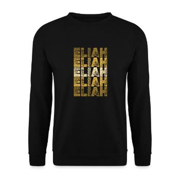 Roots Elijah - Unisex Sweatshirt - black - Front - Alina (178cm) & Michal (187cm)