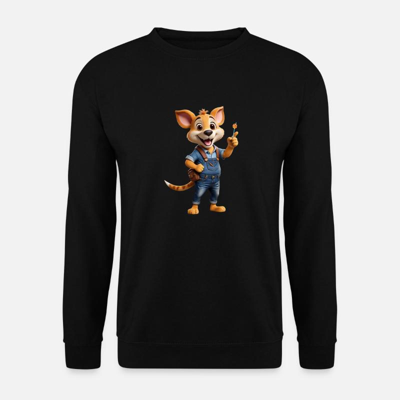 Cute animal - Unisex Pullover - Schwarz