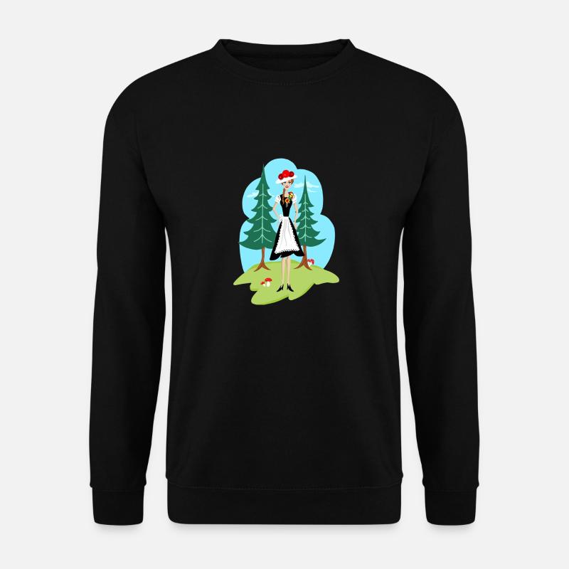 Schwarzwald Mädel Madle - Unisex Pullover - Schwarz
