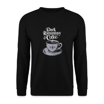 Romantasy foncé & Café - Sweat-shirt Unisexe - noir - Devant - Alina (178cm) & Michal (187cm)