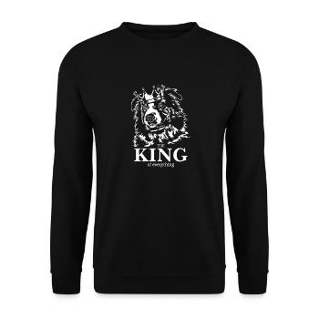 BERGER AUSTRALIEN Roi de tout Wilsigns - Sweat-shirt Unisexe - noir - Devant - Alina (178cm) & Michal (187cm)