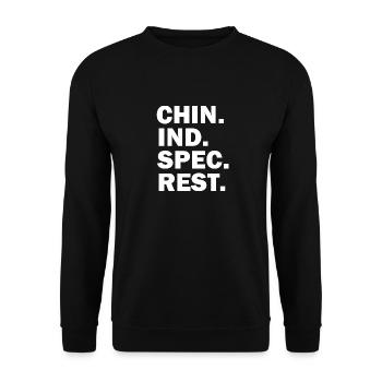 Design populaire classique - Sweat-shirt Unisexe - noir - Devant - Alina (178cm) & Michal (187cm)