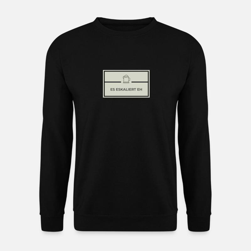Es Eskaliert - Unisex Pullover - Schwarz